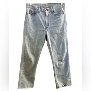 George Jeans Bumble Bee Floral Pockets Light Wash Denim  Women 30” waist